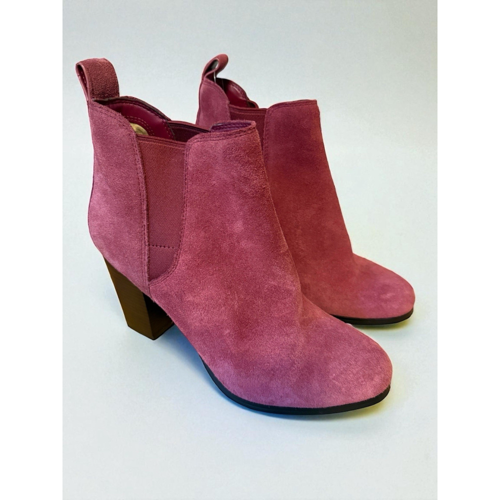 MICHAEL Michael Kors Evaline Heeled Chelsea Booties Size‎ US 8 Mulberry Purple